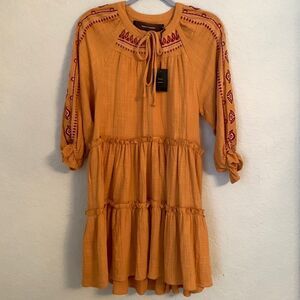 NWT  CODE•MODE EMBROIDERED DRESS